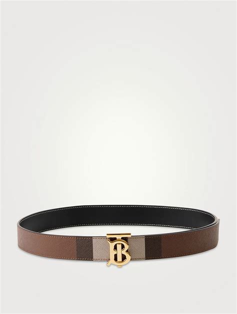 holt renfrew burberry belt|BURBERRY Leather Tb Belt .